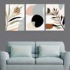 41 stella xx Modern Bloom: Abstract Botanical Printed Canvas Set