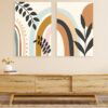 Rustic Arches: Botanical Printed Canvas Set