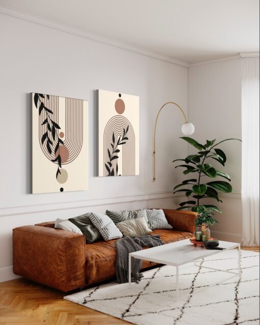 Canvas Tableau Boho Wall Gallery - Image 2