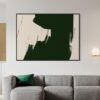 WhatsApp Image 2023 06 02 at 3.55.29 PM 3 "Emerald Brushstroke: Modern Green Abstract - Printed Canvas"