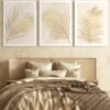 Neutral Feathers: Minimalist Feathers Trio - Printed Canvas