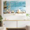 "Seaside Tranquility: Coastal Treasures - Printed Canvas"