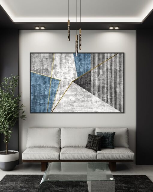 Geometric Harmony – Printed Canvas