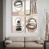 Geometric Harmony Set – Printed Canvas