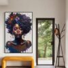 African Radiance – Printed Canvas