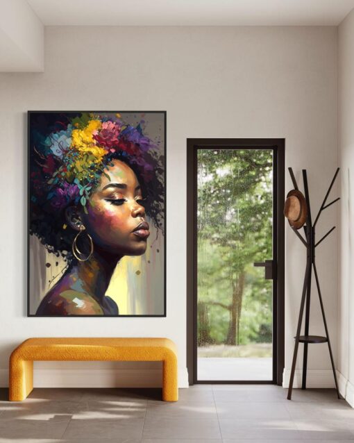 African Elegance – Printed Canvas