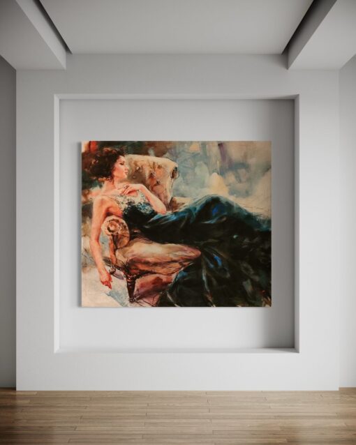 Atifa Tableau Girl 80*70cm