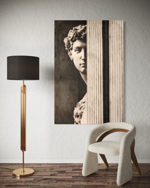 Atifa Tableau Romane Statue 40*60cm