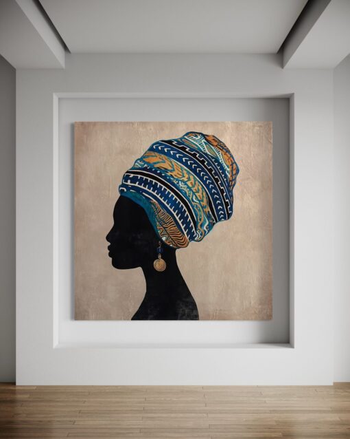 Atifa Tableau African 45*45 cm