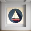Canvas Tableau Boat 40*40 cm