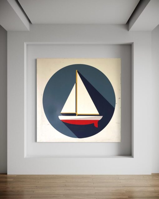Canvas Tableau Boat 40*40 cm