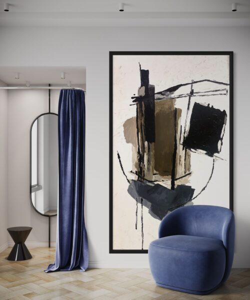 Abstract Balance – Modern Neutral Wall Art