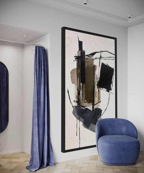 WhatsApp Image 2024 03 07 at 1.24.13 PM Abstract Balance – Modern Neutral Wall Art 150*90 cm
