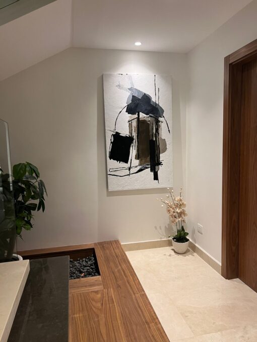 Abstract Balance – Modern Neutral Wall Art 150*90 cm - Image 6