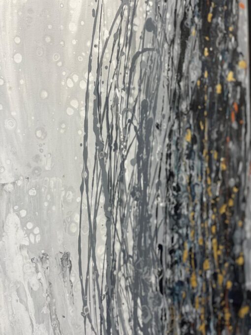 Modern Burst Abstract Artwork 85*145 Cm - Image 3