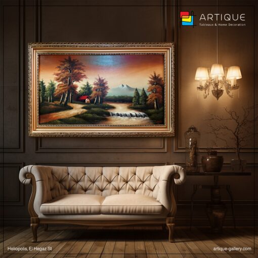 Oil painting landscape 140*78 cm