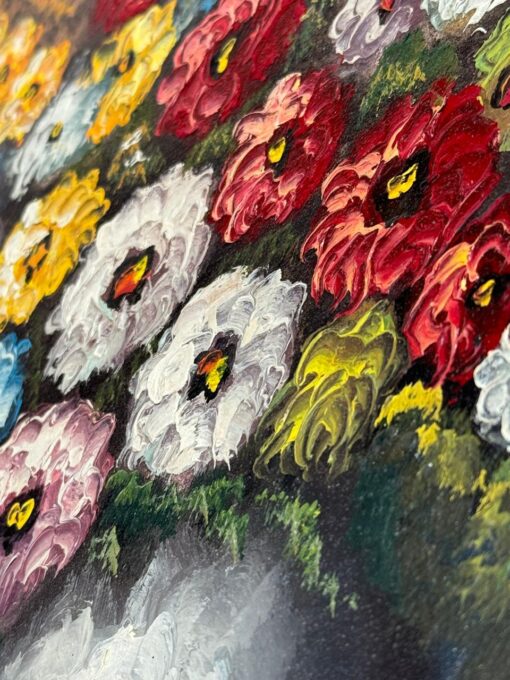 Oil painting Flower 76*56 cm - Image 4