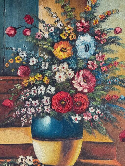 Oil painting Flower 76*56 cm - Image 3