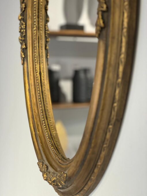 Golden oval classic mirror - Image 2