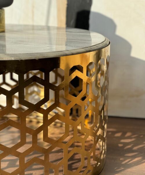 WhatsApp Image 2024 07 21 at 3.56.39 PM 4 Imperial Gold Geometric Stainless Steel Coffee Table
