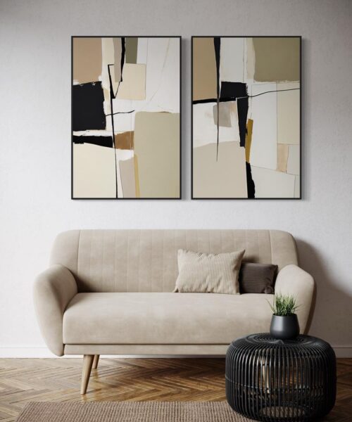 WhatsApp Image 2024 09 22 at 6.02.32 PM Neutral Harmony – Abstract Geometric Printed Canvas Set