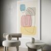 Pastel Serenity – Printed Canvas