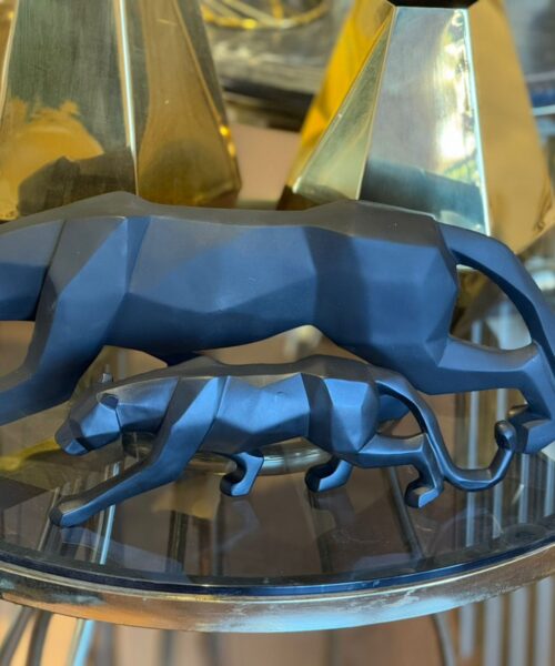 WhatsApp Image 2024 12 30 at 12.21.15 PM Black Panther Figurine Duo – Modern Decorative Sculptures set 2pcs
