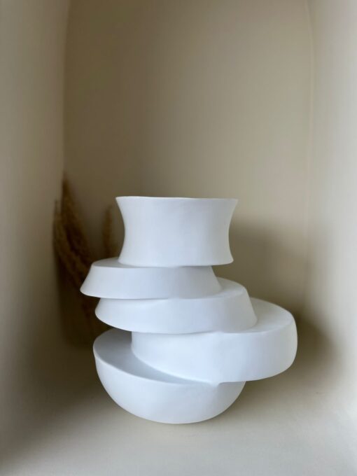 Cascade Layers Pottery Vase