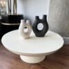 Eclipse Round Fiberglass Pedestal Coffee Table