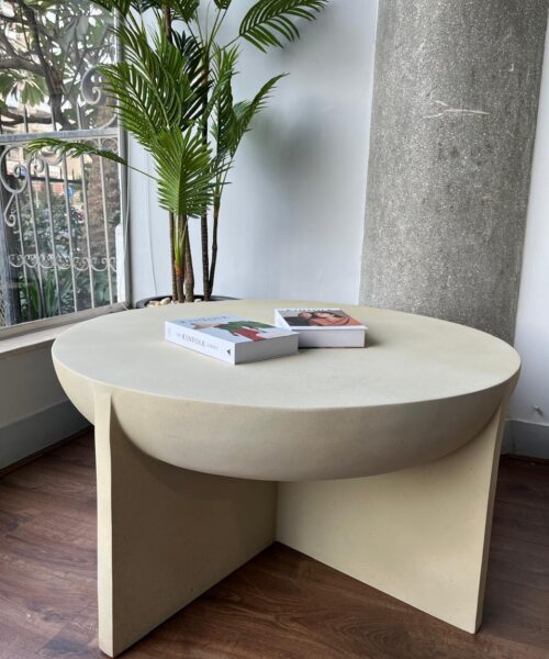 Sand Dune Sculptural Fiber Glass Coffee Table