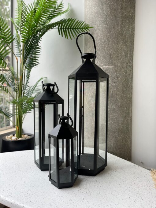 The Luxe Prism Lantern Set 3pcs