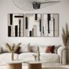 a788dbe0 15f8 45f2 9250 dad921ae1bf7 Monochrome Harmony - Printed Canvas Set 3pcs