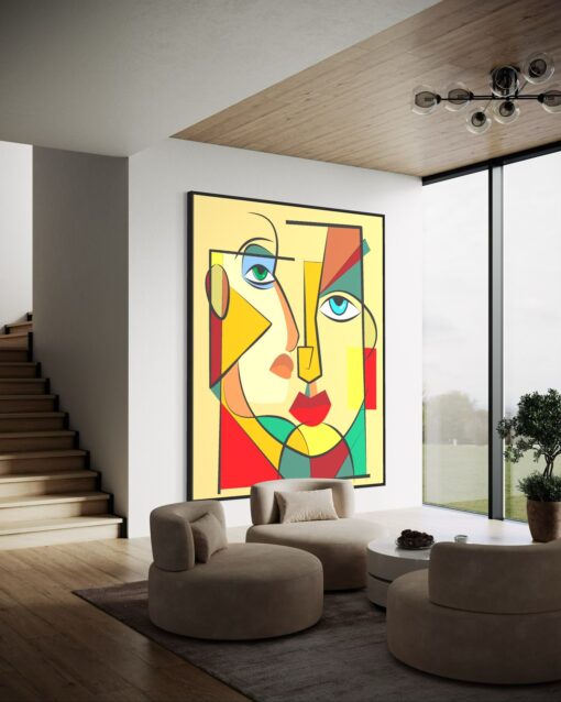 Cubist Fusion - Printed Canvas - Image 2