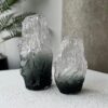 Glacier Flow Glass Vase Set