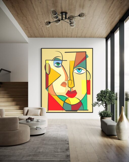 Cubist Fusion - Printed Canvas