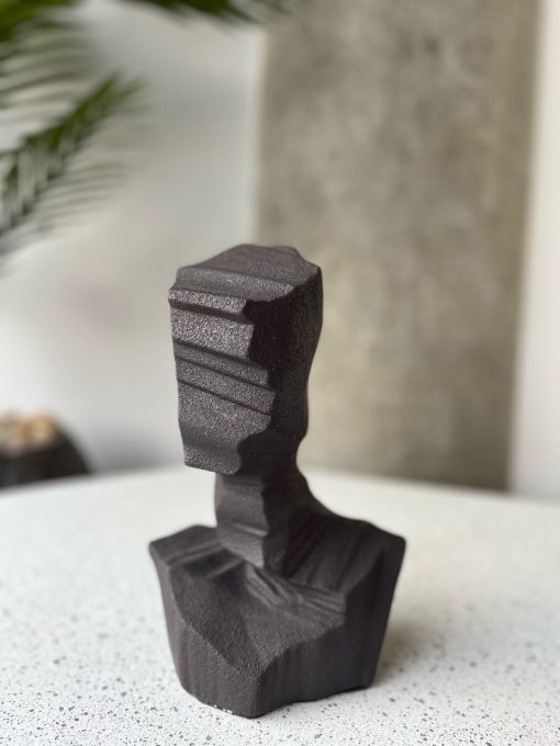 Midnight Monolith Stone Sculpture
