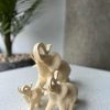 Regal Harmony: Beige Elephant Trio Set(3P)