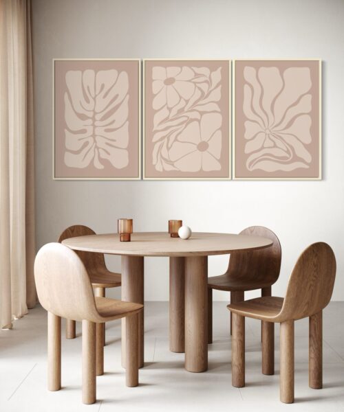 Earth Whisper: Neutral Glass Frames Trio