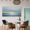 36b73ae9 2e2d 494c a7d9 0180c45e311b Seabreeze Haze: Coastal Horizon - Printed Canvas