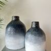 Midnight Frost Vases