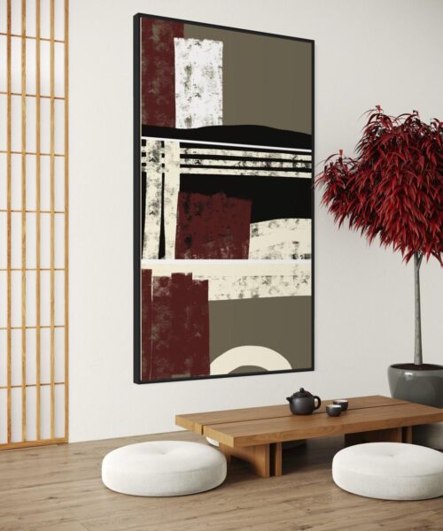 WhatsApp Image 2025 05 05 at 12.53.05 AM Zen Blocks: Modern Earth Tones - Printed Canvas