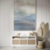 Muted Horizon: Soft Coastal Haze - Artwork