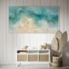 Lagoon Wave: Aerial Shoreline - Printed Canvas