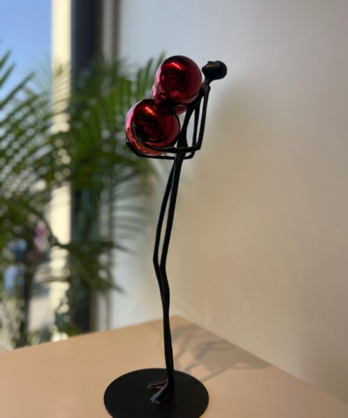 Strength in Red Sculpture