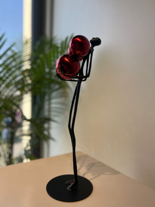 Strength in Red Sculpture
