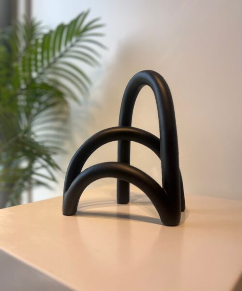 Matte Black Arch Sculpture