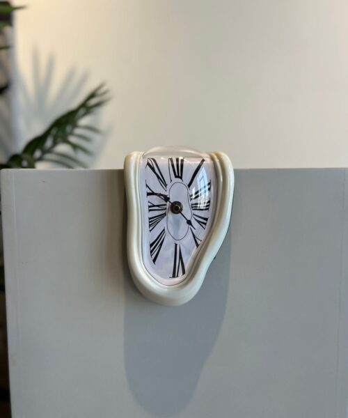 Melted Moment: Surreal Edge Clock