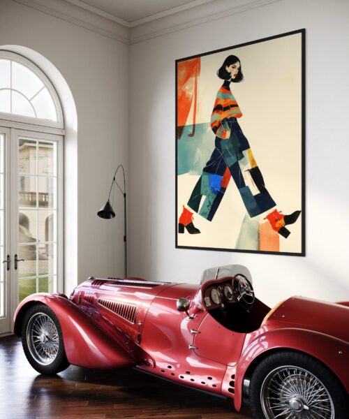 Alternative view of Urban Stride Colorblock Confidence  Printed Canvas