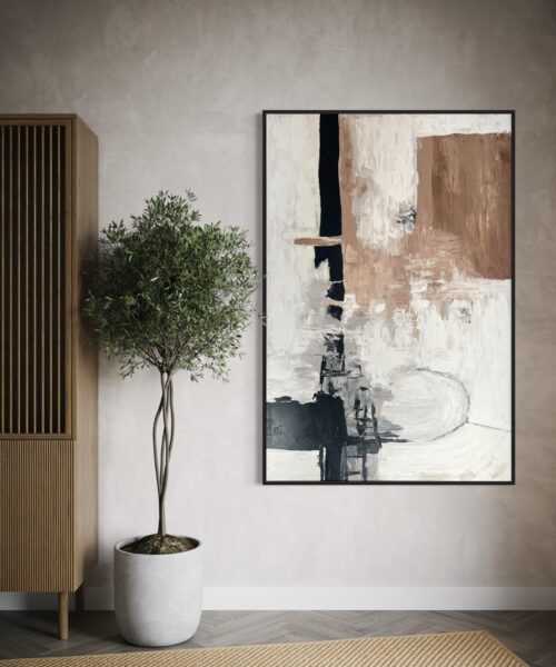 Earthbound Silence – Abstract Artwork 150*100