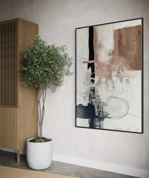 Alternative view of Earthbound Silence – Abstract Artwork 150*100